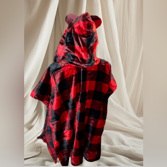 Wearable Hooded Throw Blanket Cheetah Animal Wrap Soft & Cozy Shawl Throw OS New - Picture 11 of 15